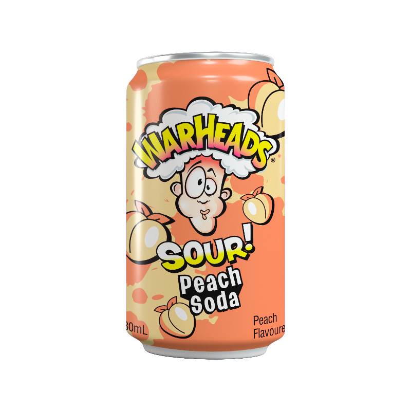 Warheads Sour peach Soda
