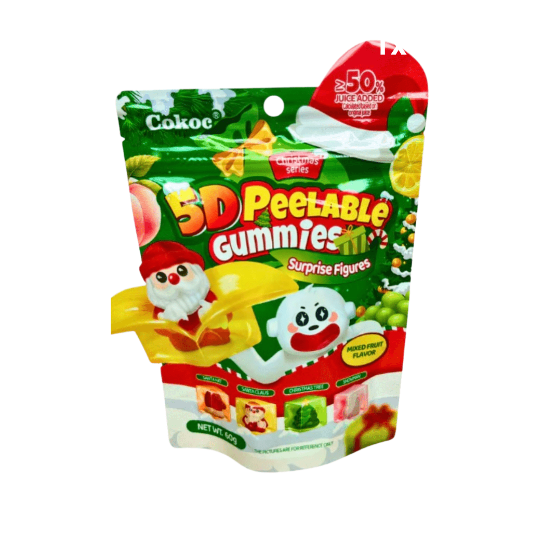Peelable gummies christmas edition